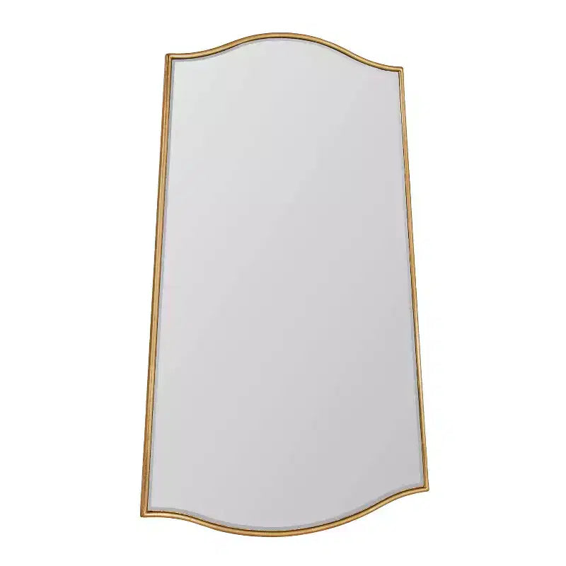 Specchio decorativo con cornice Kate & Laurel All Things Decor, 56x91 cm, affusolato Sedelle, color oro