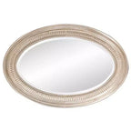 Howard Elliott Specchio da parete rettangolare Clarke con cornice in ferro da 42,5"x30,5": stile moderno, nessun assemblaggio, montaggio a parete