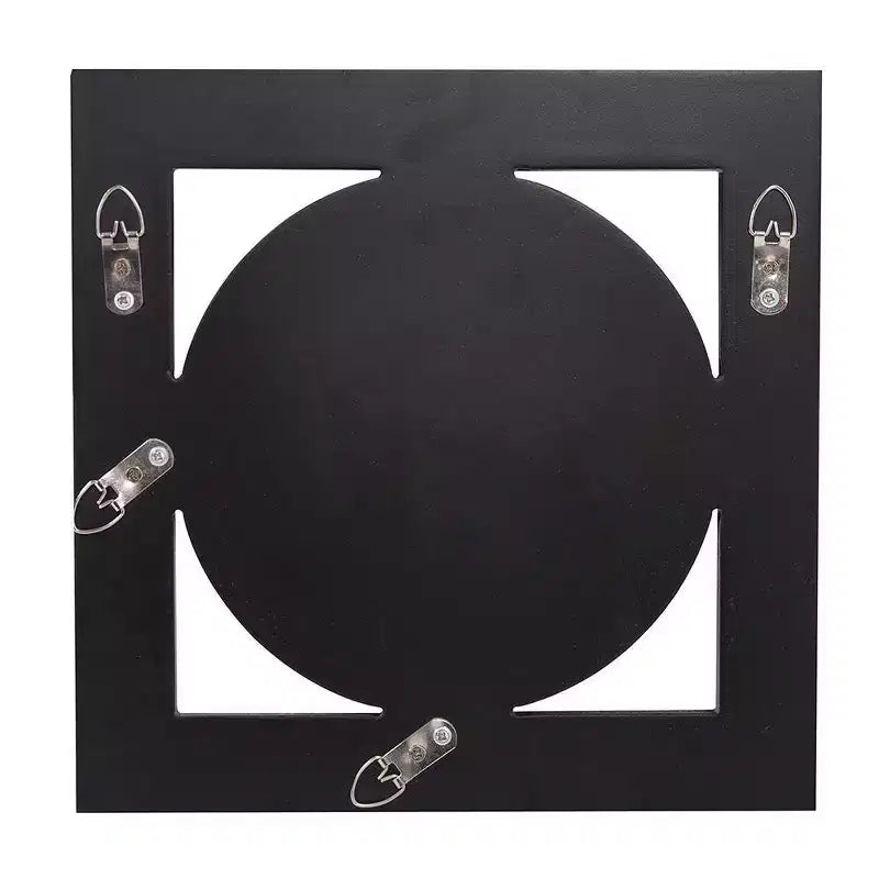Howard Elliott Specchio da parete e d'accento quadrato e rotondo Lula 12"x12": bordo smussato, cornice in vetro, nessun assemblaggio richiesto