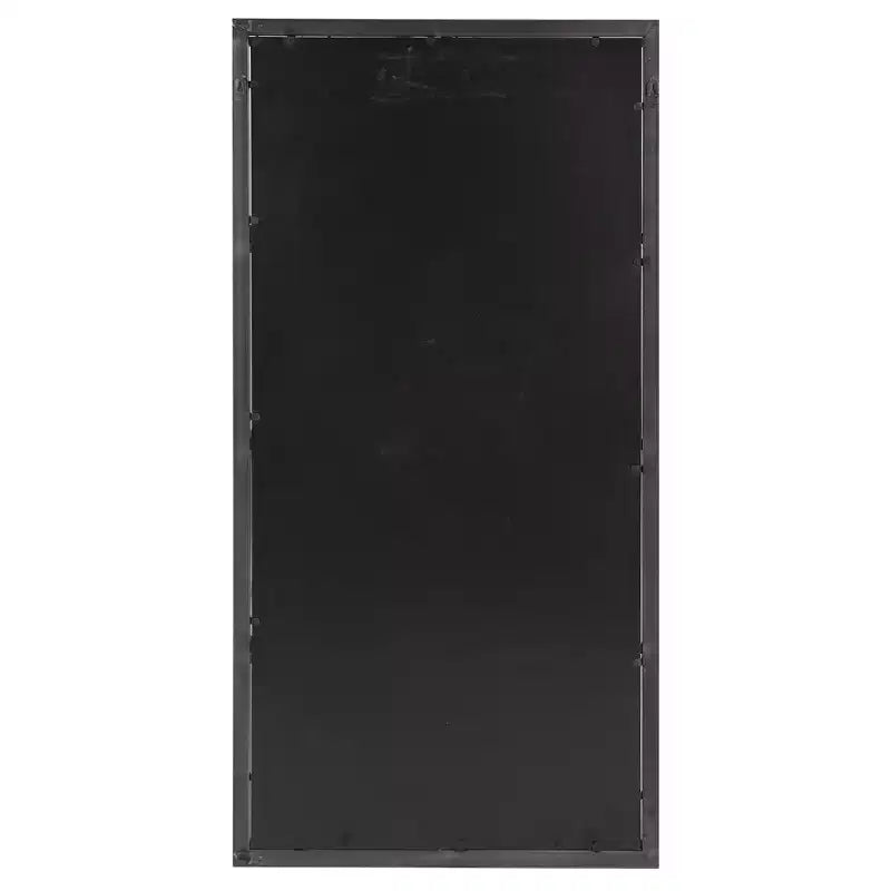 Howard Elliott 24"x48" Specchio da parete Atrium con cornice in metallo, bronzo oliato: vetro smussato, arredamento moderno