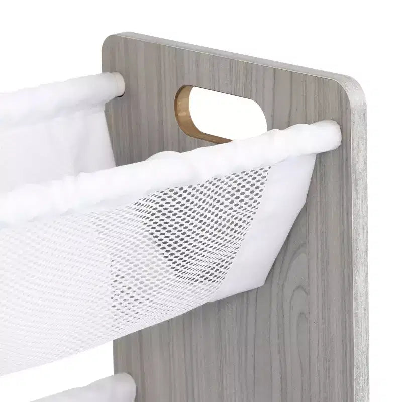 Organizzatore per animali di peluche per bambini Humble Crew Slate grigio: struttura in MDF, 3 ripiani, 4 ripiani a contenitore, 81,3 cm A x 106,7 cm L x 27,9 cm P