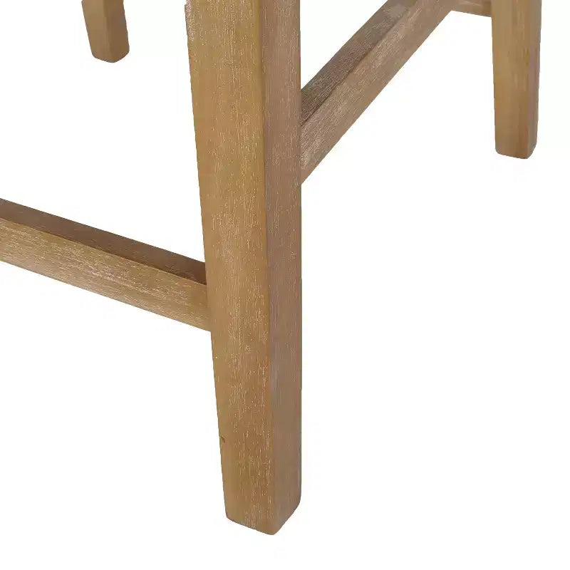 Sgabelli da bancone Christopher Knight Home Chaparral in tessuto contemporaneo con struttura in legno, altezza 66 cm (set da 2)