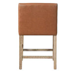 Sgabelli da bancone Christopher Knight Home Chaparral in tessuto contemporaneo con struttura in legno, altezza 66 cm (set da 2)