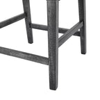 Sgabelli da bancone Christopher Knight Home Chaparral in tessuto contemporaneo con struttura in legno, altezza 66 cm (set da 2)