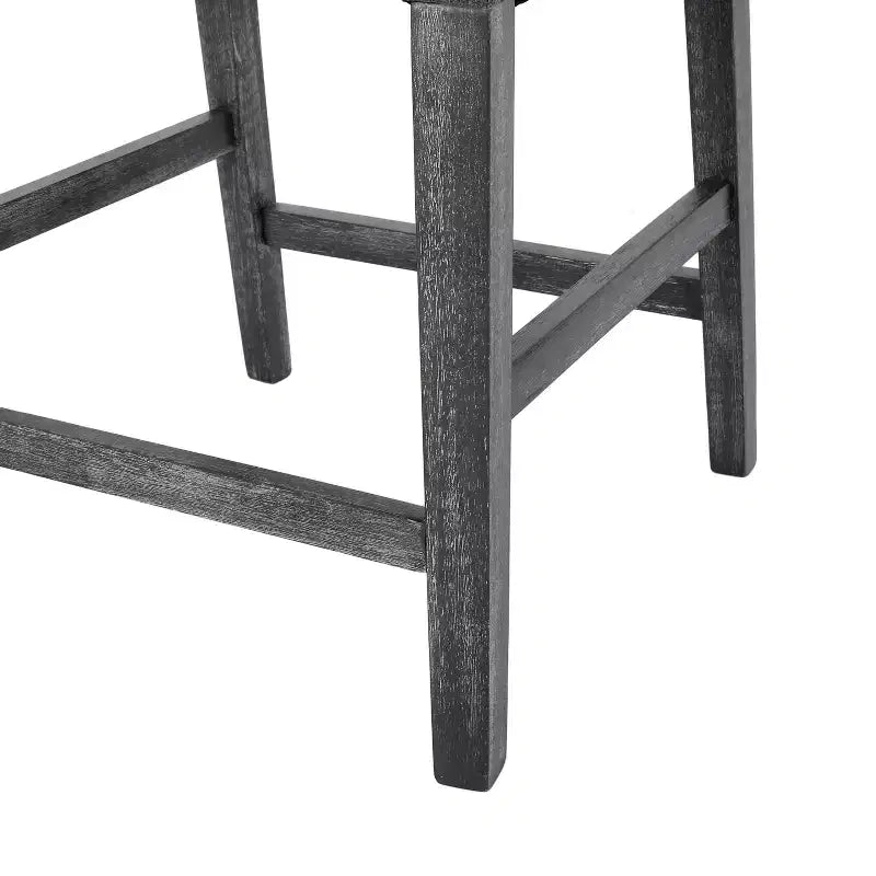 Sgabelli da bancone Christopher Knight Home Chaparral in tessuto contemporaneo con struttura in legno, altezza 66 cm (set da 2)