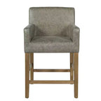 Sgabelli da bancone Christopher Knight Home Chaparral in tessuto contemporaneo con struttura in legno, altezza 66 cm (set da 2)