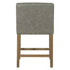 Sgabelli da bancone Christopher Knight Home Chaparral in tessuto contemporaneo con struttura in legno, altezza 66 cm (set da 2)