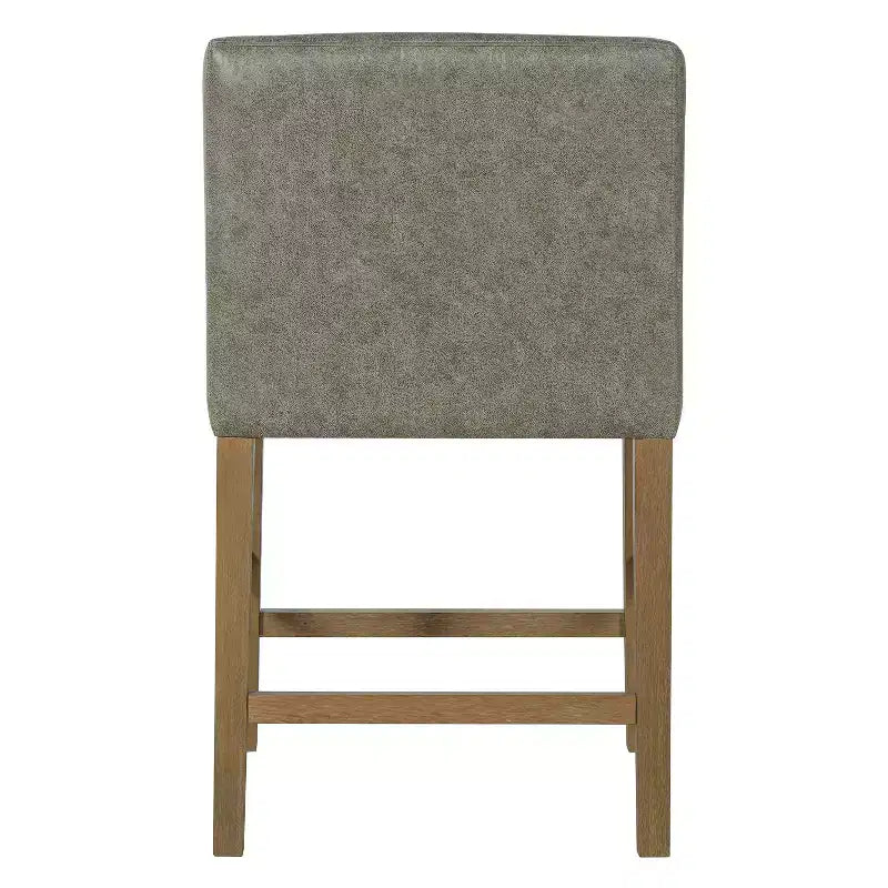Sgabelli da bancone Christopher Knight Home Chaparral in tessuto contemporaneo con struttura in legno, altezza 66 cm (set da 2)