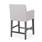 Sgabelli da bancone Christopher Knight Home Chaparral in tessuto contemporaneo con struttura in legno, altezza 66 cm (set da 2)