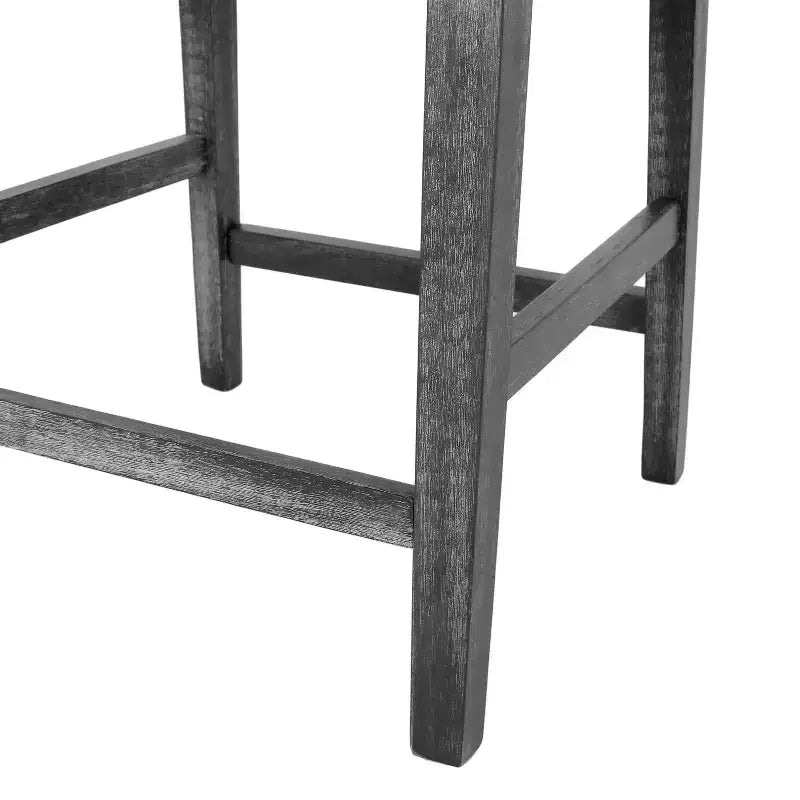 Sgabelli da bancone Christopher Knight Home Chaparral in tessuto contemporaneo con struttura in legno, altezza 66 cm (set da 2)