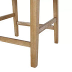 Sgabelli da bancone Christopher Knight Home Chaparral in tessuto contemporaneo con struttura in legno, altezza 66 cm (set da 2)