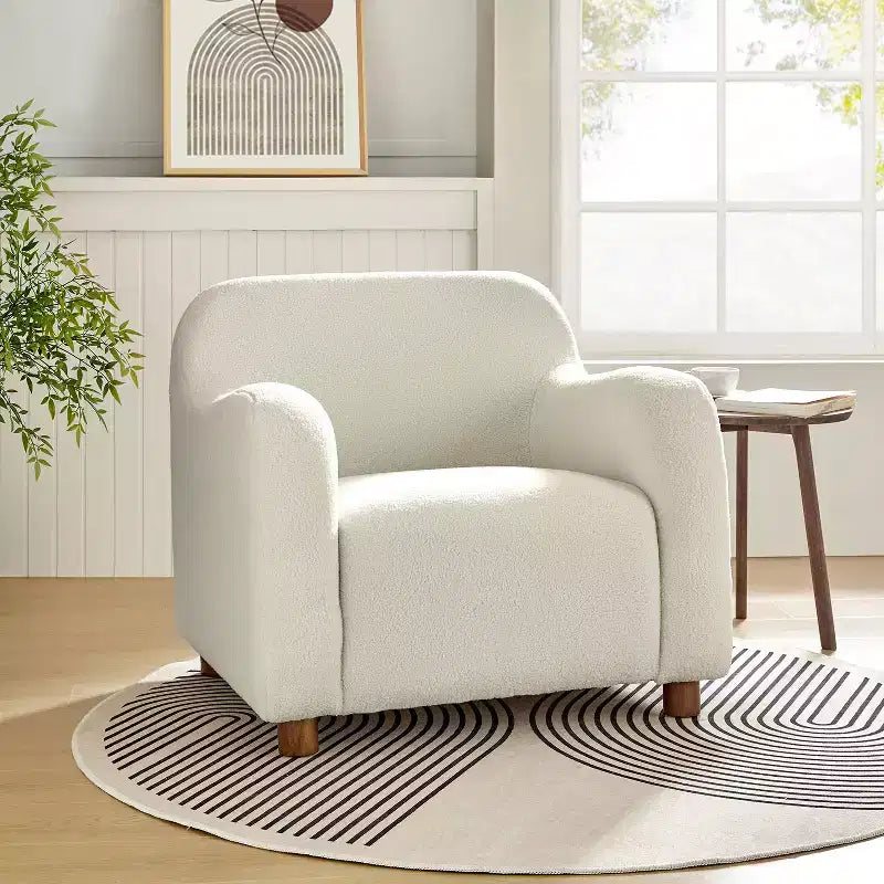 Poltrona Klaudius 35 con Rivestimento in Bouclé | HULALA HOME