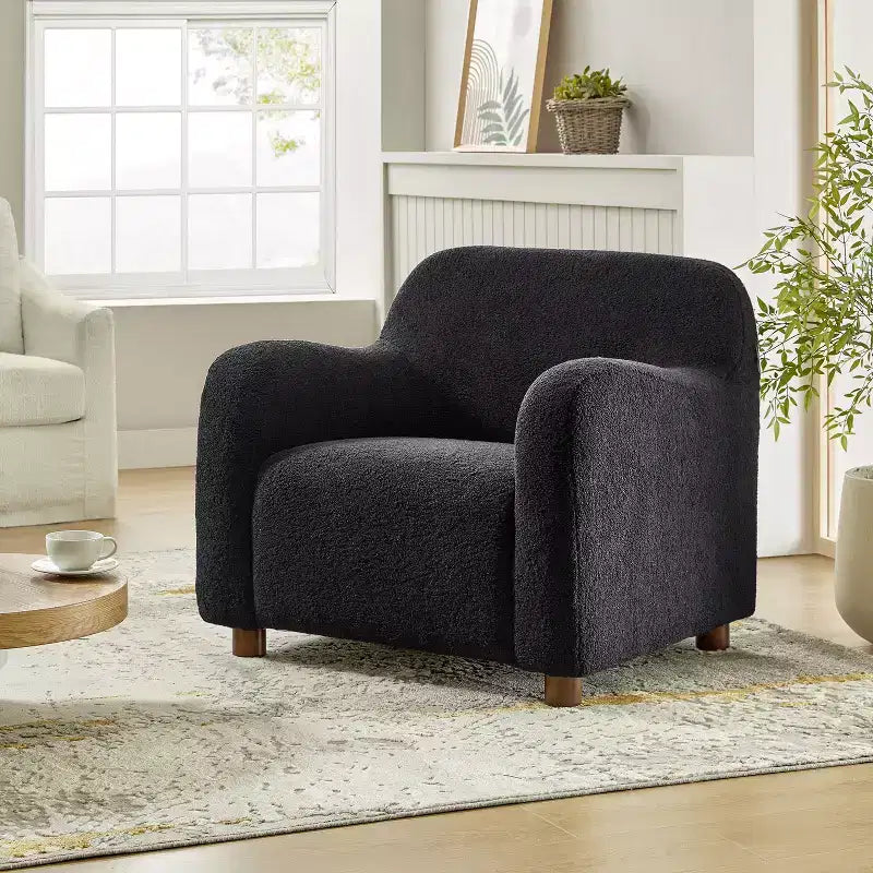 Poltrona Klaudius 35 con Rivestimento in Bouclé | HULALA HOME