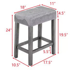AndMakers Tavolo da pranzo in legno con quattro gambe da 150 cm L, 3 posti a sedere