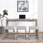 AndMakers Tavolo da pranzo in legno con quattro gambe da 150 cm L, 3 posti a sedere