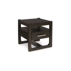 Signature Design by Ashley Breckington Contemporary End Table with Storage Drawers, Dark Brown