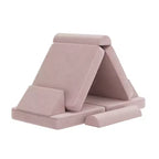 Divano modulare da gioco per bambini Flash Furniture Marlowe con 6 pezzi di divano componibile in morbida schiuma