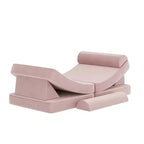 Divano modulare da gioco per bambini Flash Furniture Marlowe con 6 pezzi di divano componibile in morbida schiuma