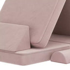Divano modulare da gioco per bambini Flash Furniture Marlowe con 6 pezzi di divano componibile in morbida schiuma