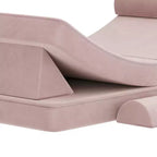 Divano modulare da gioco per bambini Flash Furniture Marlowe con 6 pezzi di divano componibile in morbida schiuma