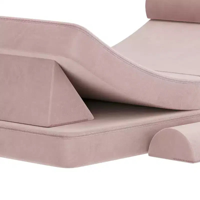 Divano modulare da gioco per bambini Flash Furniture Marlowe con 6 pezzi di divano componibile in morbida schiuma