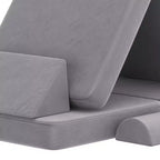 Divano modulare da gioco per bambini Flash Furniture Marlowe con 6 pezzi di divano componibile in morbida schiuma
