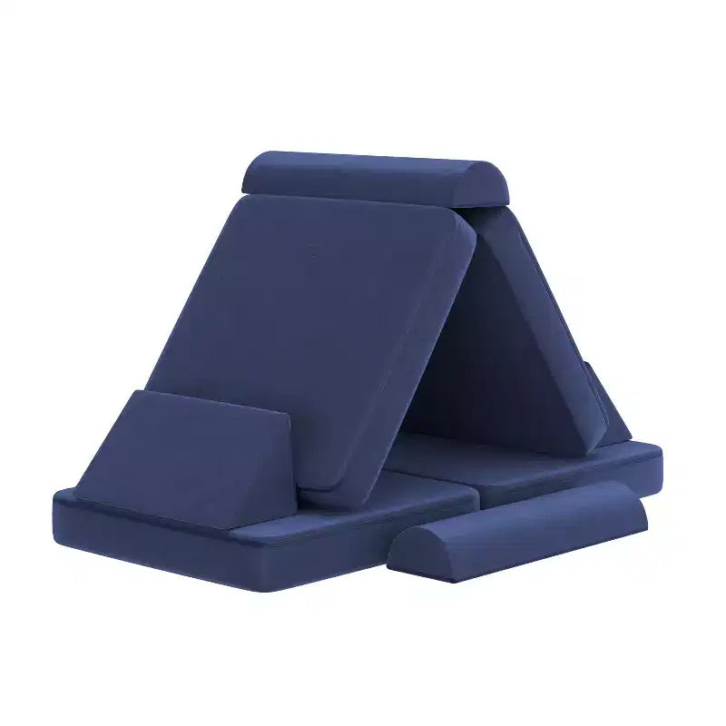 Divano modulare da gioco per bambini Flash Furniture Marlowe con 6 pezzi di divano componibile in morbida schiuma