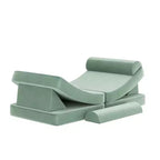 Divano modulare da gioco per bambini Flash Furniture Marlowe con 6 pezzi di divano componibile in morbida schiuma