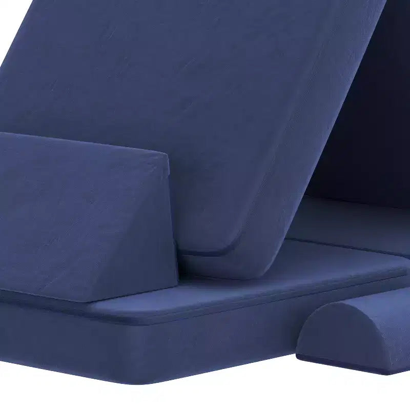 Divano modulare da gioco per bambini Flash Furniture Marlowe con 6 pezzi di divano componibile in morbida schiuma