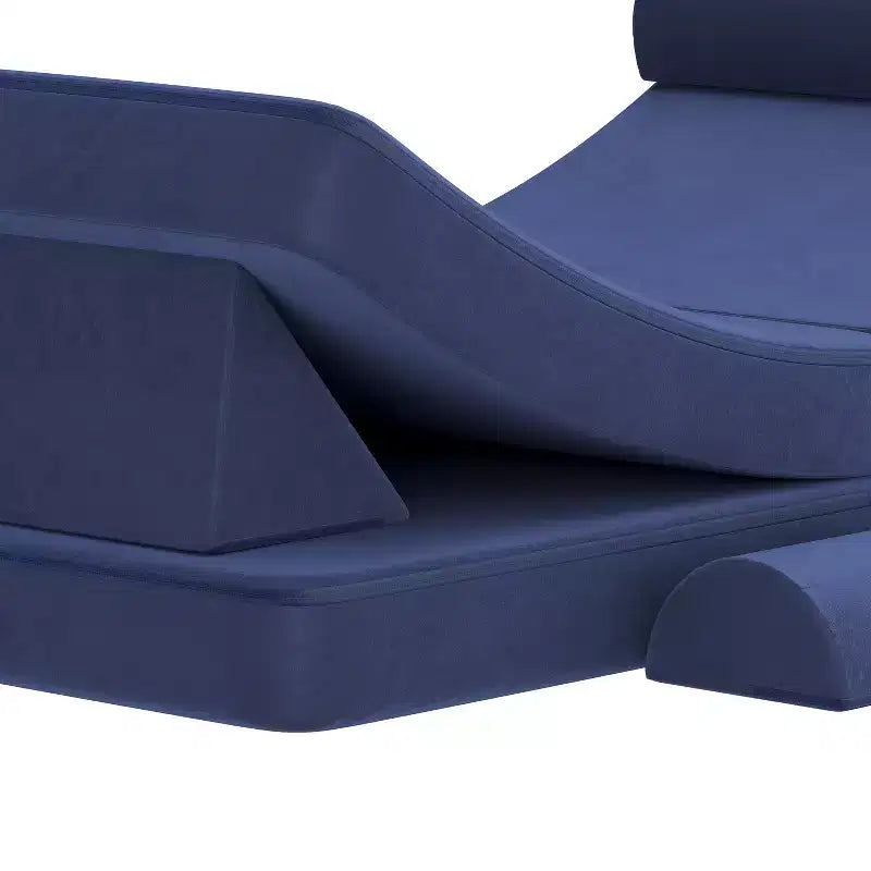 Divano modulare da gioco per bambini Flash Furniture Marlowe con 6 pezzi di divano componibile in morbida schiuma