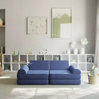 Divano modulare da gioco per bambini Flash Furniture Marlowe con 6 pezzi di divano componibile in morbida schiuma