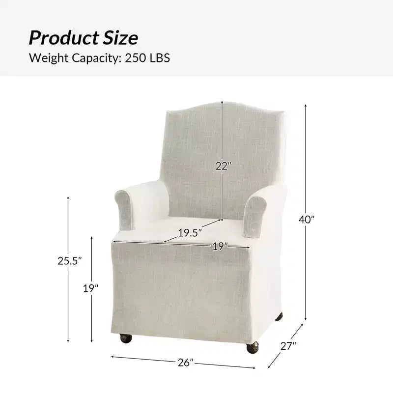 Sedia da pranzo Arnold Set di 6 con braccioli arrotolati|ARTFUL LIVING DESIGN