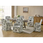 Sedia da pranzo Arnold Set di 6 con braccioli arrotolati|ARTFUL LIVING DESIGN