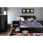 Testata per letto HomeStock Basic con libreria integrata