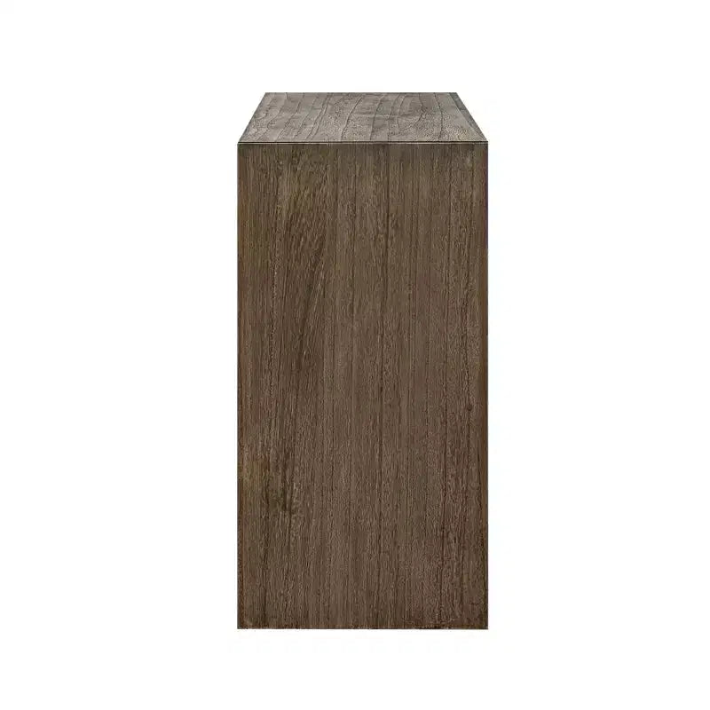 Tavolo Console Whisen Moderno Impiallacciato in Legno Massello di Paulownia per Soggiorno, Ingresso