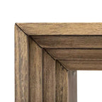 Tavolo Console Whisen Moderno Impiallacciato in Legno Massello di Paulownia per Soggiorno, Ingresso