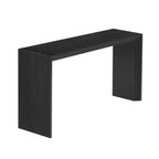 Tavolo Console Whisen Moderno Impiallacciato in Legno Massello di Paulownia per Soggiorno, Ingresso
