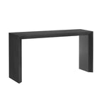 Tavolo Console Whisen Moderno Impiallacciato in Legno Massello di Paulownia per Soggiorno, Ingresso