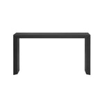 Tavolo Console Whisen Moderno Impiallacciato in Legno Massello di Paulownia per Soggiorno, Ingresso