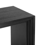 Tavolo Console Whisen Moderno Impiallacciato in Legno Massello di Paulownia per Soggiorno, Ingresso