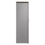 Guardaroba/Armadio a 3 Ante con Ripiani e Due Aste Appendiabiti, Grigio - ModernLuxe