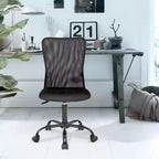 BestMassage Sedia da Ufficio in Rete, Sedia da Computer con Supporto Lombare e Sedile Imbottito, Sedia Girevole con Supporto per la Schiena per Ufficio Domestico