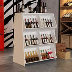 Famapy Scaffale Portabottiglie Elegante, Perfetto per Soluzioni di Stoccaggio di Stile