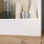 Libreria Famapy Bianca Standard Scaffale Multi-scomparto: Design Minimalista, Ampio Spazio di Archiviazione Aperto