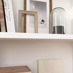 Libreria Famapy Bianca Standard Scaffale Multi-scomparto: Design Minimalista, Ampio Spazio di Archiviazione Aperto