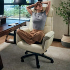 EUREKA ERGONOMIC Royal, Microfiber Leather Executive Office Chair