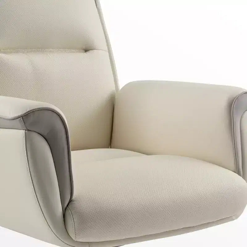 EUREKA ERGONOMIC Royal, Sedia da ufficio direzionale in pelle microfibra