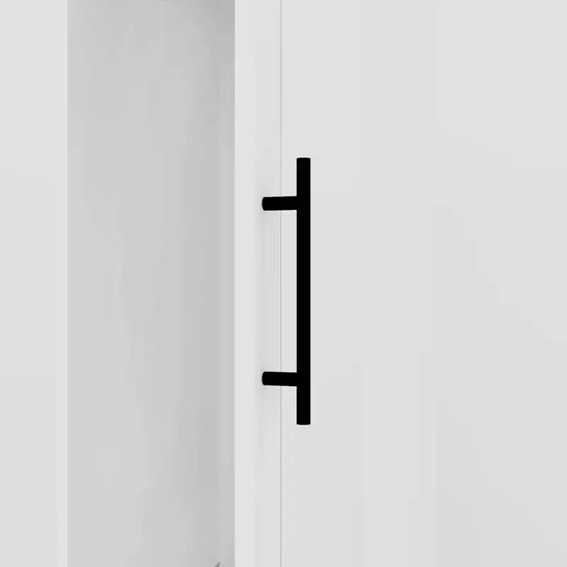 Keloyid Armadio in legno bianco da 40 cm con 2 ripiani