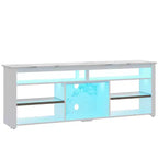 Bestier 70 Mobile da Intrattenimento Gaming per TV fino a 75 pollici, Porta TV a LED per PS5, Consolle TV Alta con Ripiani