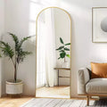 PexFix 69x24 Aluminum alloy side arched full length mirrorr-With Stand